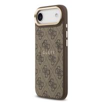 Guess PU Leather 4G Gold Frame MagSafe Case for Apple iPhone 17 Air