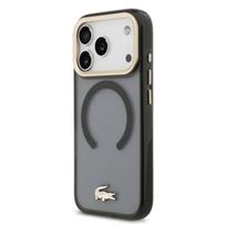 Lacoste PC/TPU Frosted Finish Gold Logo MagSafe Case for Apple iPhone 17 Pro