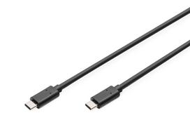 Digitus AK-300138-030-S USB-C Cable, USB-C 2.0 Male į USB-C 2.0 Male, 3 m, Black