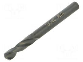 Drill bit | for metal | L: 66mm | high speed steel | short | Ø: 5.8mm