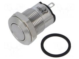 Switch: vandal resistant | Pos: 2 | SPST-NO | 2A/36VDC | IP65 | OFF-ON