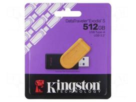 Pendrive | USB 3.2 Gen 1 | 512GB | DataTraveler Exodia S | USB A