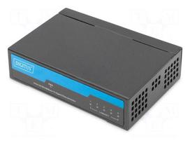 Switch Ethernet | DC 5V female,RJ45 socket x5 | black | 148.8kbps