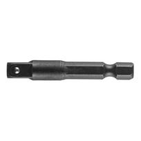 Įrankiai ir matavimo prietaisai // Įrankių, priedų naujienos // Adapter z 1/4" HEX na 1/4" KWADRAT