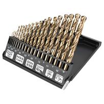 Įrankiai ir matavimo prietaisai // Įrankių, priedų naujienos // Wiertła do metalu HSS-Co 1.0-10.0 mm, zestaw 19 szt.