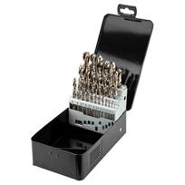 Įrankiai ir matavimo prietaisai // Įrankių, priedų naujienos // Wiertła do metalu HSS-Co 1.0-13.0 mm, zestaw 25 szt.
