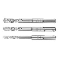 Įrankiai ir matavimo prietaisai // Įrankių, priedų naujienos // Zestaw wierteł do betonu SDS Plus, quatro, zestaw 3 szt. - 6, 8, 10 x 110 mm