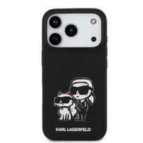 Karl Lagerfeld Liquid Silicone K&CH Sketch MagSafe Case for Apple iPhone 17 Pro