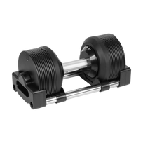 Sporto ir aktyvaus poilsio // Sporto prekės ir įranga // Hantel żeliwny regulowany automat 24 kg, skok co 1kg, REBEL ACTIVE