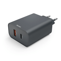 Hama 00086444 45W USB-C, USB-A  Charger PD Black