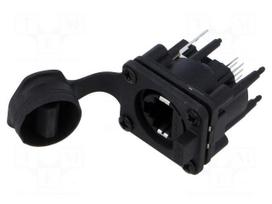 Connector: RJ45 | socket | data transfer | Cat 5e | with cover | 8p8c