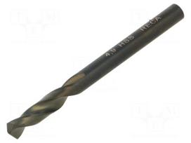 Drill bit | for metal | L: 62mm | high speed steel | short | Ø: 4.9mm