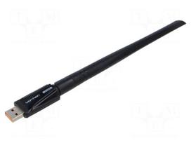 PC extension card: WiFi network | USB A plug | USB 2.0 | black