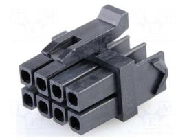 Connector: wire-board | plug | female | Micro-Fit TPA | PIN: 8 | 3mm
