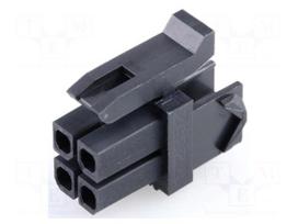 Connector: wire-board | plug | female | Micro-Fit TPA | PIN: 4 | 3mm