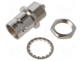 Adapter | Insulation: PTFE | 75Ω | beryllium copper,brass | straight