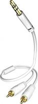 Cable Inakustik 3.5mm - 2 x RCA 7.5m White