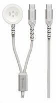 Charger Swissten 2in1 Apple Watch + Type-C 1.2M