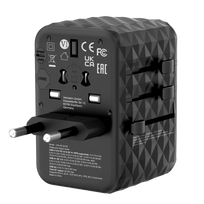 Charger Verbatim Universal Travel Adapter 65W GaN III