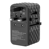 Charger Verbatim Universal Travel Adapter 100W GaN III