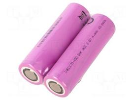 Re-battery: Li-Ion | 21700 | 3.6V | 4500mAh | Ø21.3x70.3mm | 30A | 2pcs.