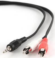 Cable Gembird 3.5mm Jack - 2x RCA 0.2m