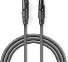 Cable Nedis XLR M - XLR F 1m