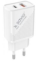 Charger Savio Wall USB charger Quick Charge Power Delivery 3.0 18W