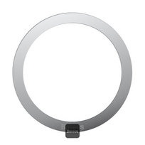 Magnetic ring for smartphones, silver (2 pieces)