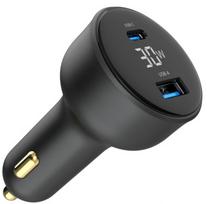Car charger Gembird 2-port USB Car Fast Charger 30W Black
