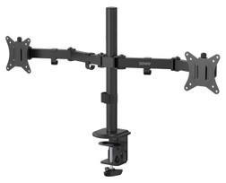 Monitor mount Savio 17" - 32" Dual monitor desk mount