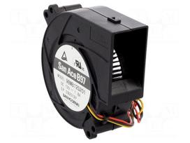 Fan: DC | axial | 12VDC | Ø97x33mm | 80.4m3/h | 61dBA | ball | 5750rpm