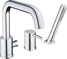 Bathtub mixer Circle, 3-piece,