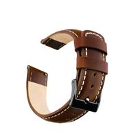 Riff Genuine leather 20mm Universal  watch strap (Samsung, Garmin, etc) Dark brown