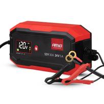 Akumuliatoriai ir baterijos // Automobilių ir motociklų akumuliatorių įkrovikliai 12V, 24V, 6V | Paleidimo įrenginiai (Jump Starter) // Prostownik cyfrowy agm gel std lfp max 10a 12v 24v pro amio-04528