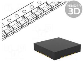 IC: driver | H-bridge | stepper motor controller | QFN20 | 1A | 2.5÷9V