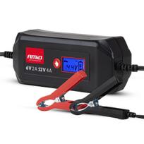 Akumuliatoriai ir baterijos // Automobilių ir motociklų akumuliatorių įkrovikliai 12V, 24V, 6V | Paleidimo įrenginiai (Jump Starter) // Prostownik cyfrowy std gel agm wet max 4a 6v 12v amio-04523