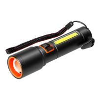 Įrankiai ir matavimo prietaisai // Įrankių, priedų naujienos // Latarka LED, 270/105lm, 1200mAh, przecinak do pasów, młotek bezpieczeństwa