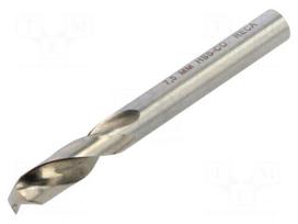 Drill bit | for metal | Ø: 7.5mm | L: 74mm | Working part len: 34mm