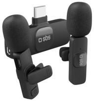 Wireless microphones SBS USB-C receiver 2x clip mic