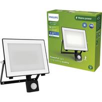 PHILIPS Lois flood BL 50W 3000K IR ar kustības sensoru LED prožektors 5400lm IP65 15000h melns 929004642601 8720169365261
