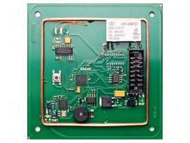 RFID reader | 5÷16V | antenna,buzzer | 79.5x79.5mm | 125kHz,13.56MHz