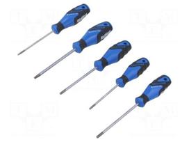 Screwdriver: universal-set | Torx® | T10,T15,T20,T25,T30 | 5pcs.