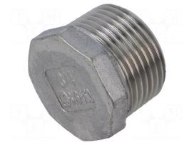 Screw plug | max.10bar | acid resistant steel AISI 316 | 21mm