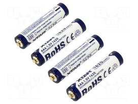 Re-battery: Li-Ion | AAA | 1.5V | Ø10.3x44.2mm | box | 4pcs.