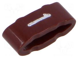 Markers | Marking: 1 | 10÷317mm | PVC | brown | -30÷80°C | leaded | CLI M