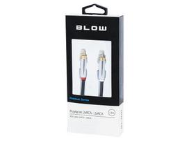 TV, SAT, HDMI, DVI kabeliai ir priedai // HDMI, DVI, AUDIO jungiamieji laidai ir priedai // 91-250# Przyłącze 2xrca metal  1,5m