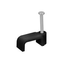 Įrankiai ir matavimo prietaisai // Įrankių, priedų naujienos // Uchwyt kablowy płaski na kabel YDYp 3x2,5mm2, 14x6mm, czarny, 25 szt.