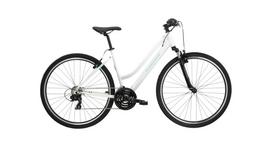 KROSS Evado 1.0 D whi-tur g moteriškas hibridinis dviratis (28") (M)
