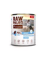RAW PALEO Monoprotein Light Cod Adult 800g menkė, maistas šunims
